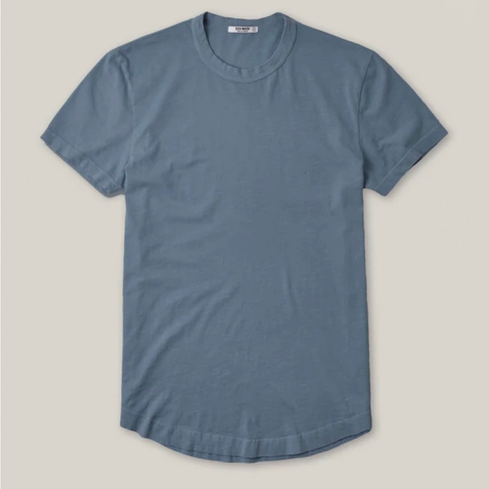Buck Mason blue tshirt